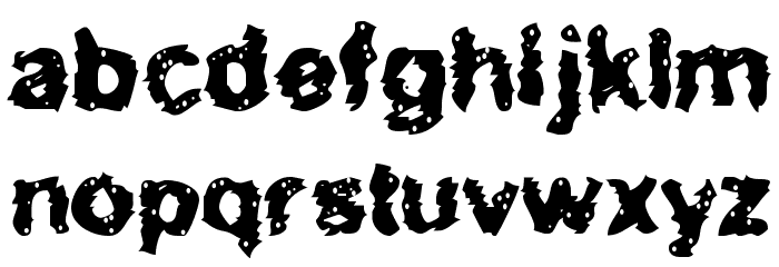 BN-Hackers Font LOWERCASE