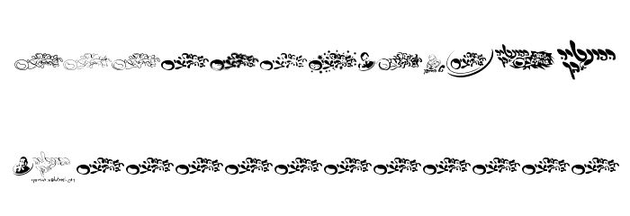 BN Halomot Behakizith Font LOWERCASE
