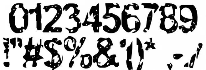 BN-Hebrew Monster Font OTHER CHARS