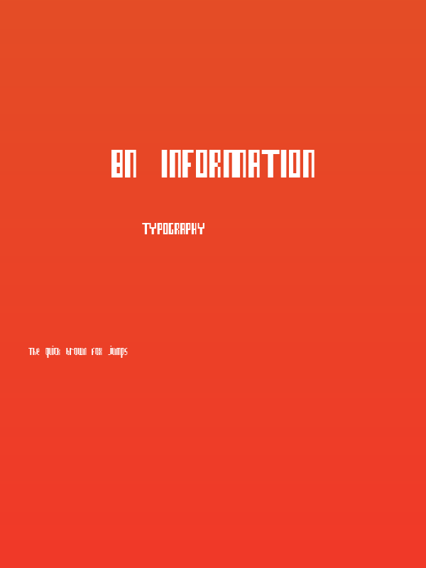 BN Information Poster