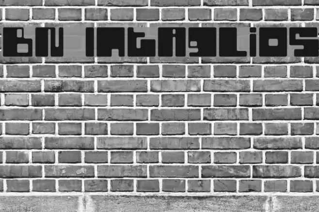 BN Intaglios Font examples