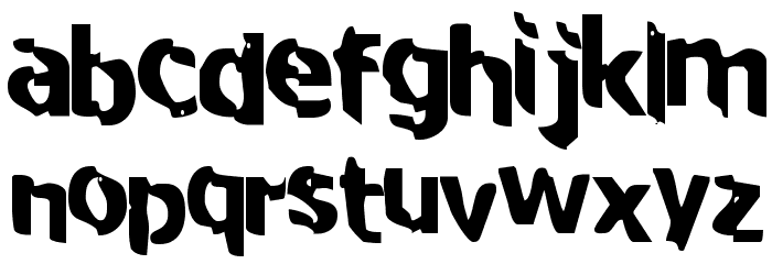 BN-JanSpot Font LOWERCASE