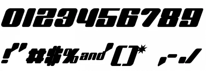 BN Jinx Font OTHER CHARS