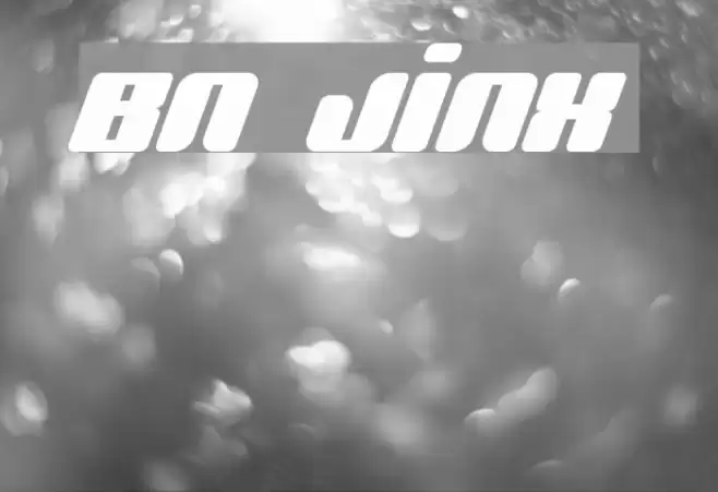 BN Jinx Font examples