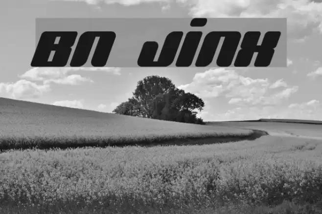 BN Jinx Font examples