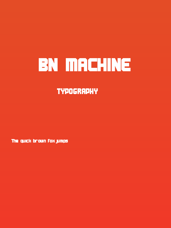 BN Machine Poster