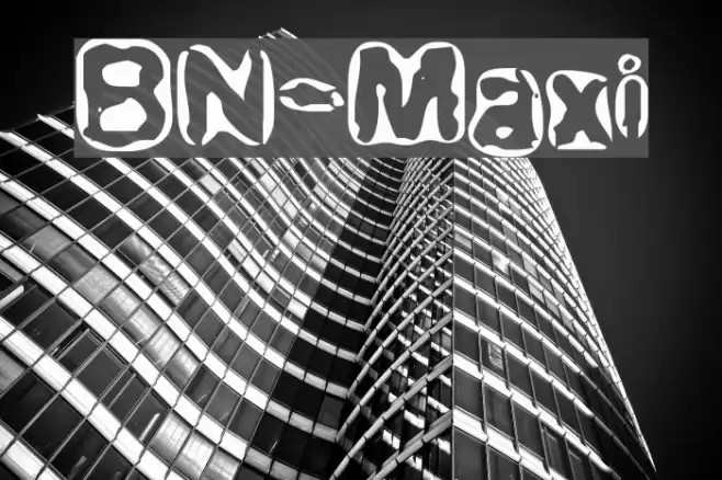 BN-Maxi Font examples