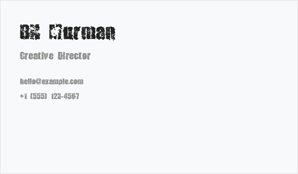 BN Murman Business Card