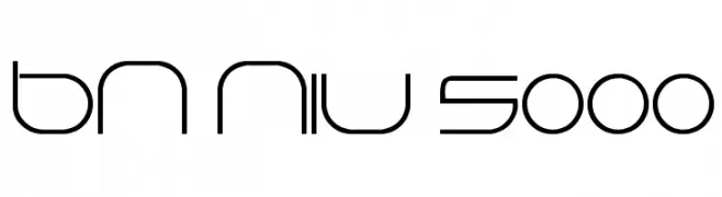 BN Niv 5000  Frei Schriftart Herunterladen