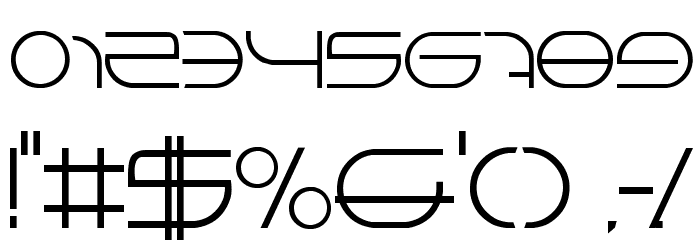 BN Niv 5000 Font OTHER CHARS