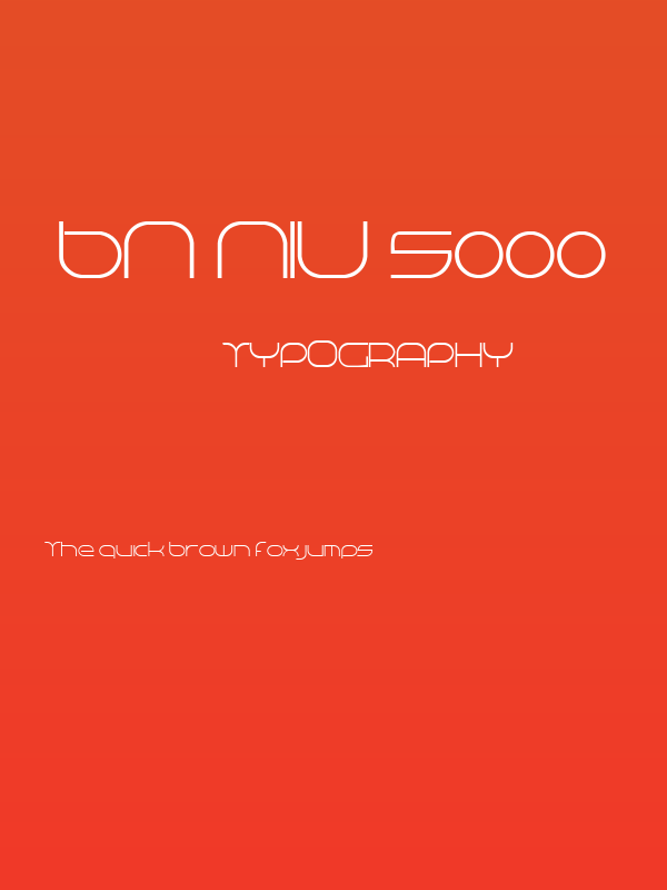 BN Niv 5000 Poster