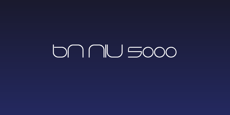 BN Niv 5000 Social Header