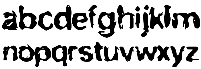 BN-NoFear Font LOWERCASE