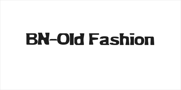 BN-Old Fashion Logo