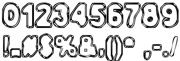BN-Outer Line Font OTHER CHARS