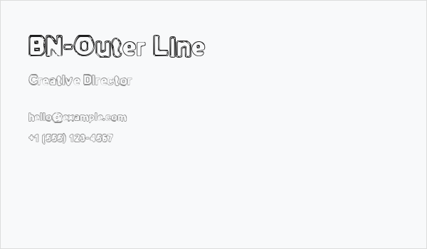 BN-Outer Line Business Card