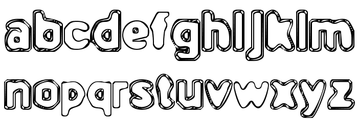 BN-Outer Line Font LOWERCASE