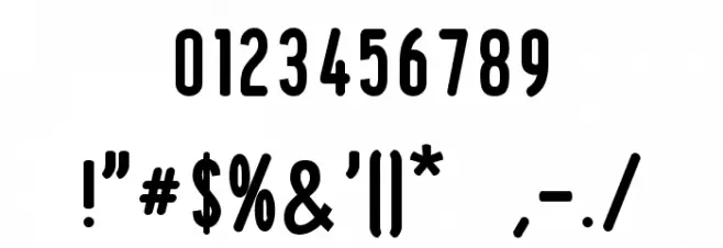 BN Pinky Bold Font OTHER CHARS