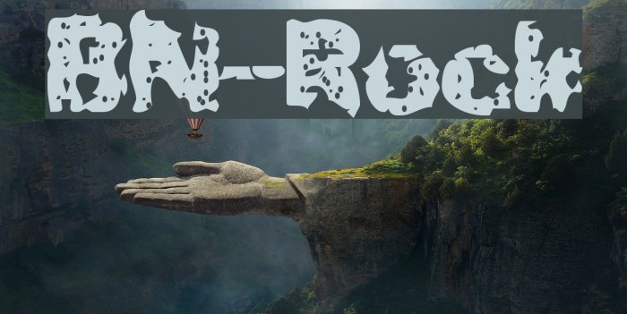 BN-Rock Font examples