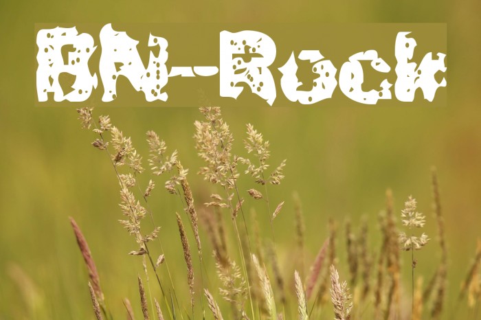 BN-Rock Font examples