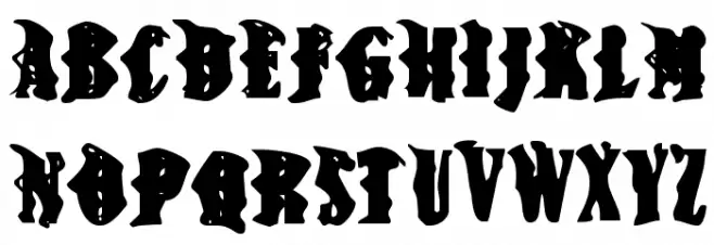 BN-Snake Schriftart Groß