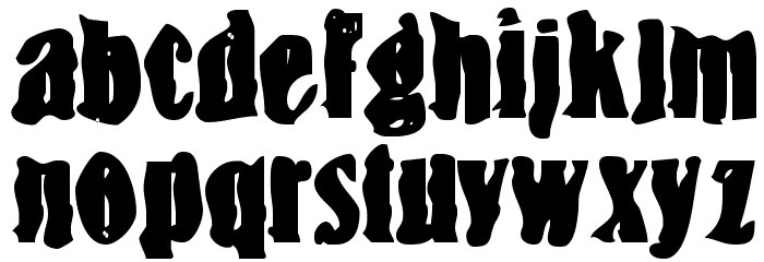BN-Snake Font LOWERCASE