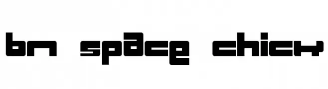 BN Space Chick  Скачать бесплатные шрифты