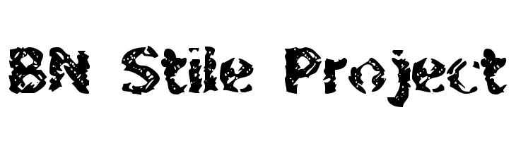 BN Stile Project Font