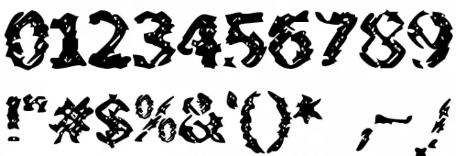 BN Stile Project Font OTHER CHARS