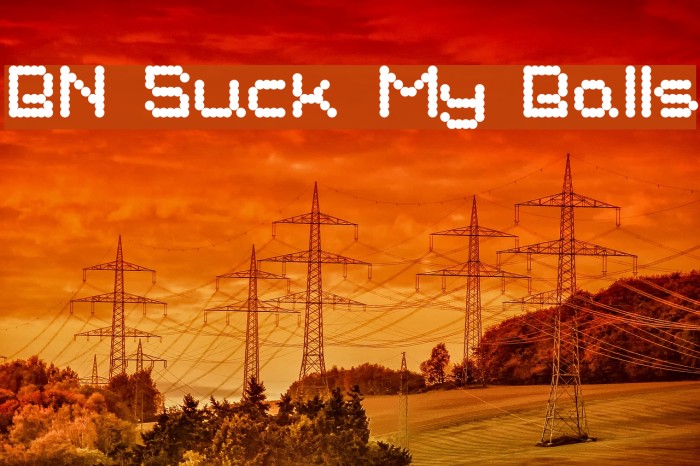BN Suck My Balls Font examples