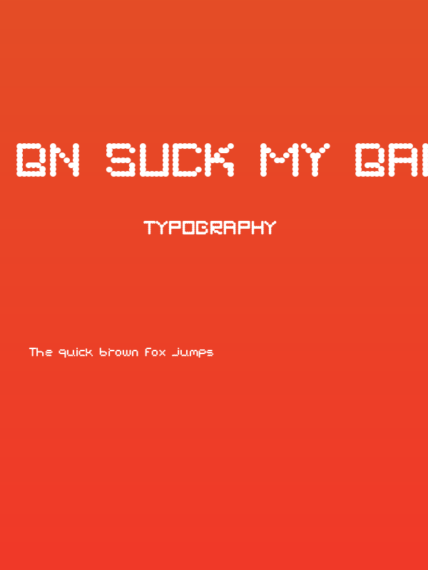 BN Suck My Balls Poster