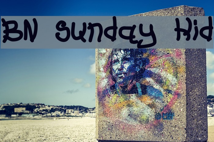 BN Sunday Kid Font examples
