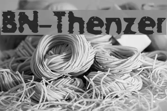 BN-Thenzer Font examples