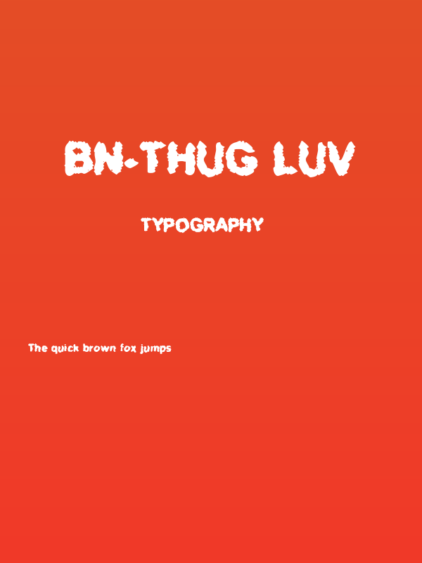 BN-Thug Luv Poster