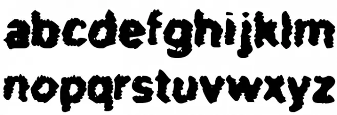 BN-Thug Luv Schriftart Kleinbuchstaben