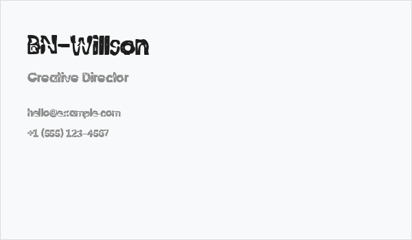 BN-Willson Business Card