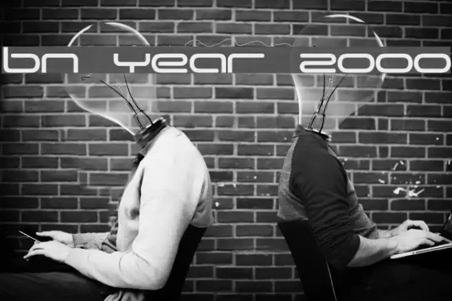 BN Year 2000 Font examples