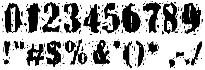 BN-Yiftach Rough Font OTHER CHARS