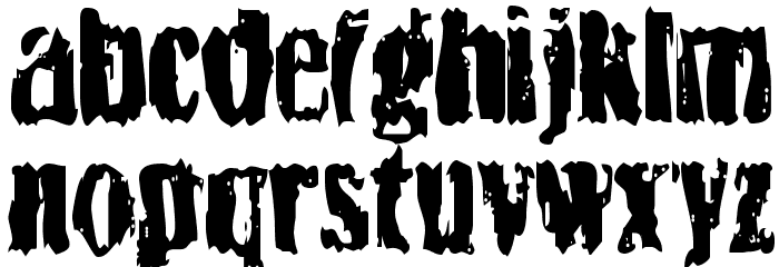 BN-Yiftach Font LOWERCASE