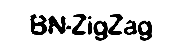BN-ZigZag  Fuentes Gratis Descargar