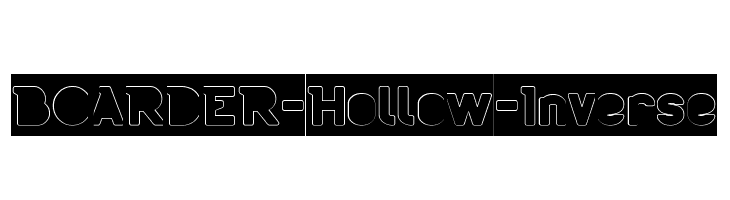 BOARDER-Hollow-Inverse  Descarca Fonturi Gratis