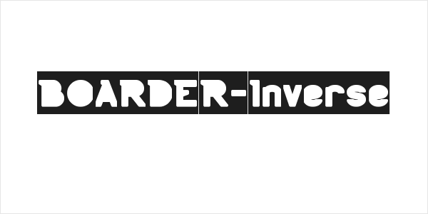 BOARDER-Inverse Logo