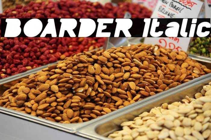 BOARDER Italic Example 2