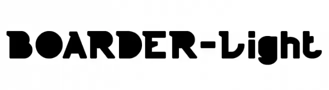 BOARDER-Light  Fuentes Gratis Descargar