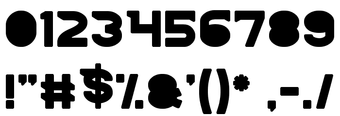 BOARDER-Light Font OTHER CHARS