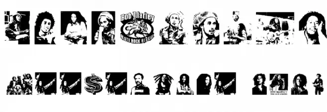 BOB MARLEY Font OTHER CHARS