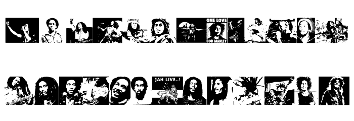 BOB MARLEY Font LOWERCASE