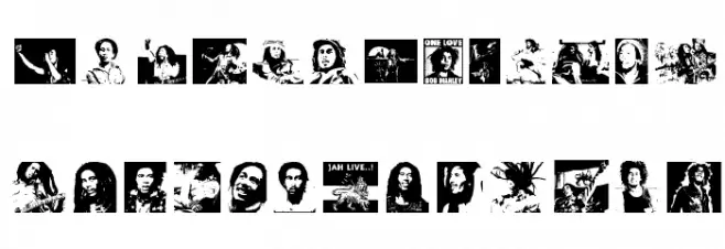 BOB MARLEY Font LOWERCASE