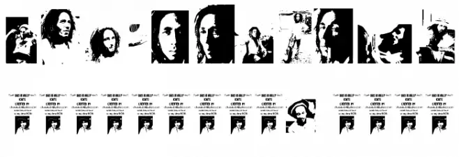 BOB NEVER DIES Font OTHER CHARS