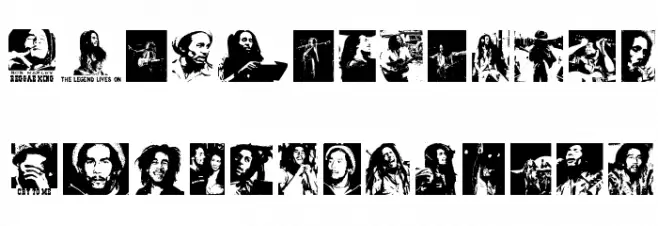 BOB The Lion Singer 字体 大写